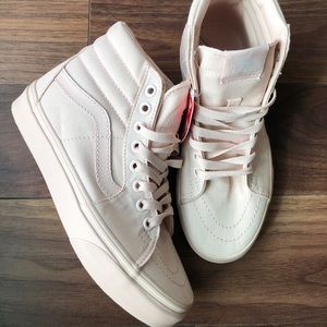 NWT Blush Pink Hightop Vans